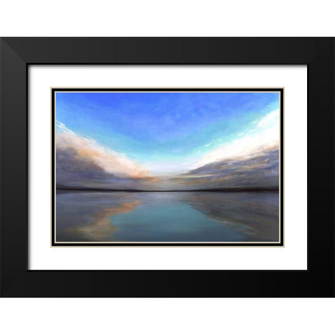 Salt Flats III Black Modern Wood Framed Art Print with Double Matting by Finch, Sheila