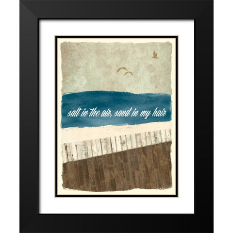 Boardwalk Reverie I Black Modern Wood Framed Art Print with Double Matting by Damon, Chris