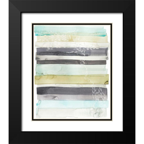 Wavelet I Black Modern Wood Framed Art Print with Double Matting by Popp, Grace