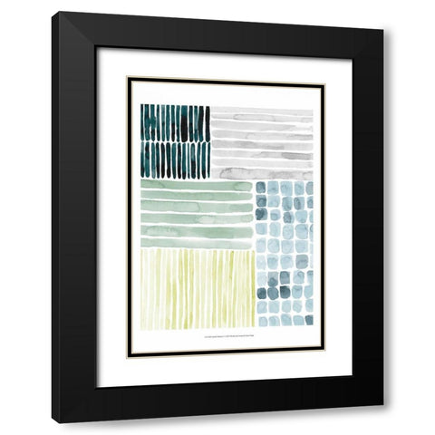 Aerial Abstract I Black Modern Wood Framed Art Print with Double Matting by Popp, Grace
