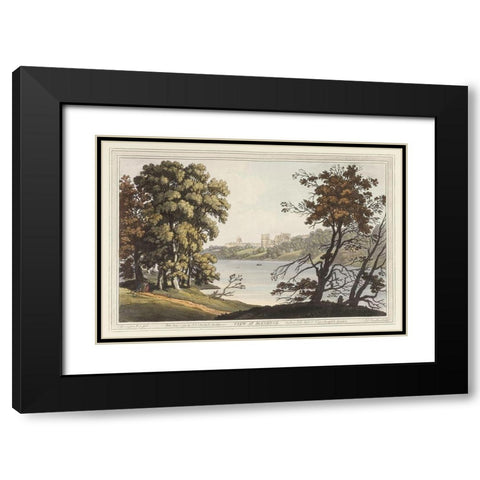 View at Blenheim Black Modern Wood Framed Art Print with Double Matting by Stadler, Joseph