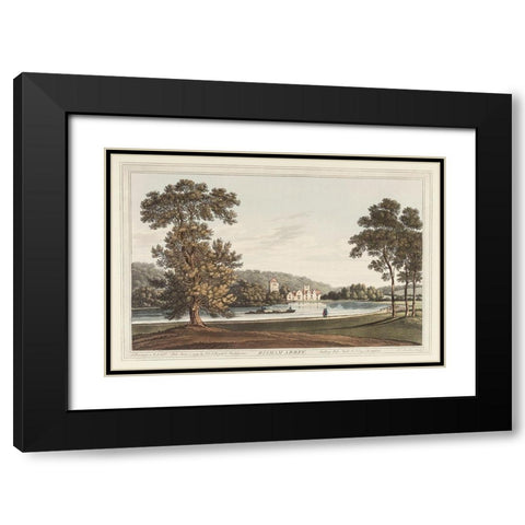 Bisham Abbey Black Modern Wood Framed Art Print with Double Matting by Stadler, Joseph