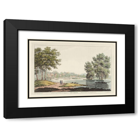 Richmond, England Black Modern Wood Framed Art Print with Double Matting by Stadler, Joseph