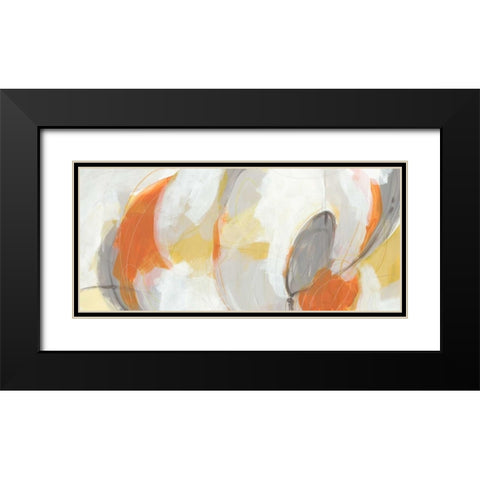 Ignite III Black Modern Wood Framed Art Print with Double Matting by Vess, June Erica