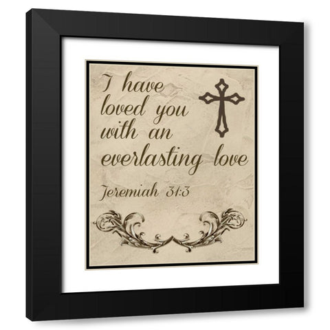More Than Words I Black Modern Wood Framed Art Print with Double Matting by Studio W