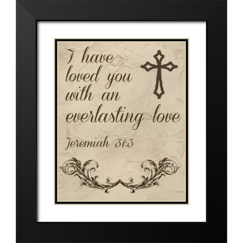 More Than Words I Black Modern Wood Framed Art Print with Double Matting by Studio W