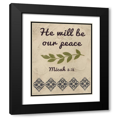More Than Words II Black Modern Wood Framed Art Print with Double Matting by Studio W