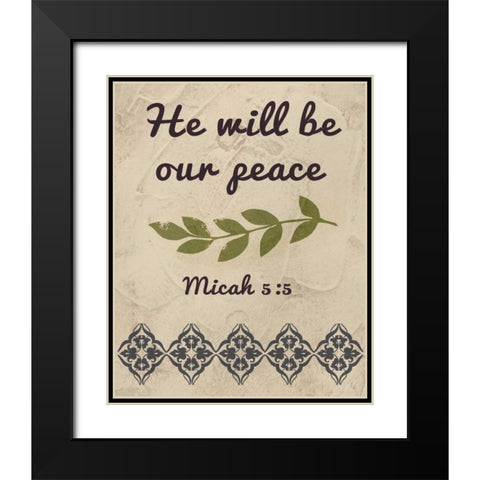 More Than Words II Black Modern Wood Framed Art Print with Double Matting by Studio W