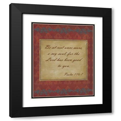 More Than Words III Black Modern Wood Framed Art Print with Double Matting by Studio W