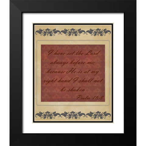 More Than Words IV Black Modern Wood Framed Art Print with Double Matting by Studio W