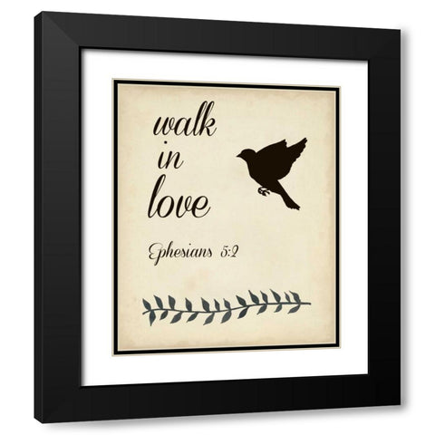 More Than Words VIII Black Modern Wood Framed Art Print with Double Matting by Studio W