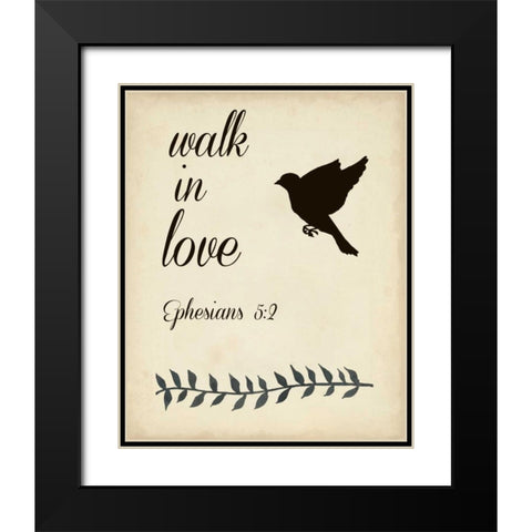 More Than Words VIII Black Modern Wood Framed Art Print with Double Matting by Studio W
