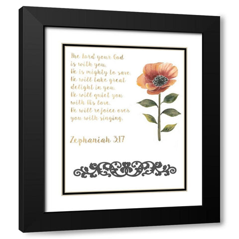 More Than Words X Black Modern Wood Framed Art Print with Double Matting by Studio W