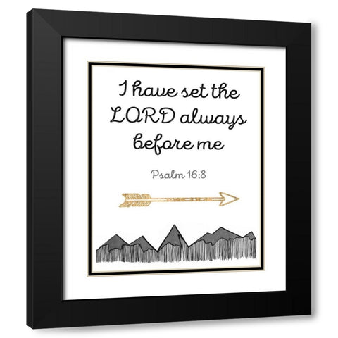 More Than Words XI Black Modern Wood Framed Art Print with Double Matting by Studio W
