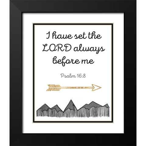 More Than Words XI Black Modern Wood Framed Art Print with Double Matting by Studio W