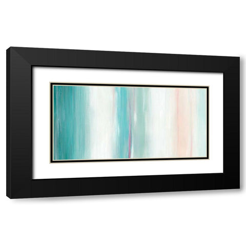 Seafoam Spectrum I Black Modern Wood Framed Art Print with Double Matting by Vess, June Erica