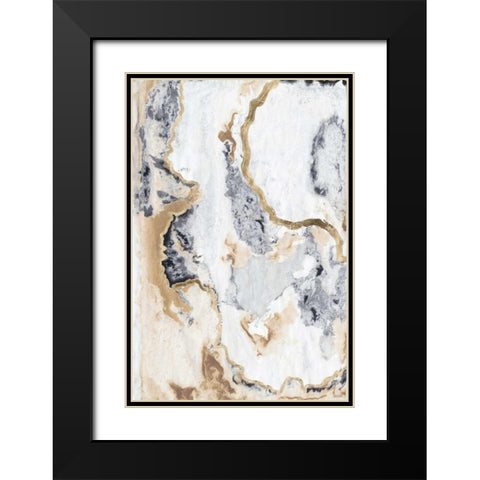 Cinder and Smoke I Black Modern Wood Framed Art Print with Double Matting by Lam, Vanna