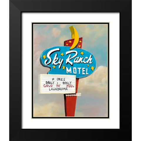 American Roadside III Black Modern Wood Framed Art Print with Double Matting by McCavitt, Naomi