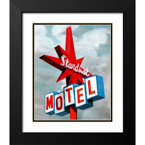 American Roadside VI Black Modern Wood Framed Art Print with Double Matting by McCavitt, Naomi