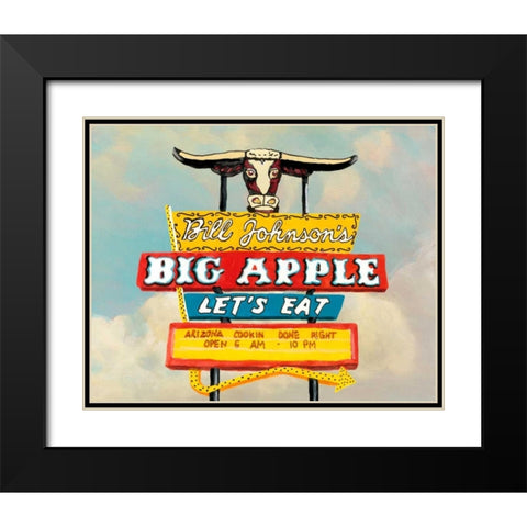 American Roadside VII Black Modern Wood Framed Art Print with Double Matting by McCavitt, Naomi