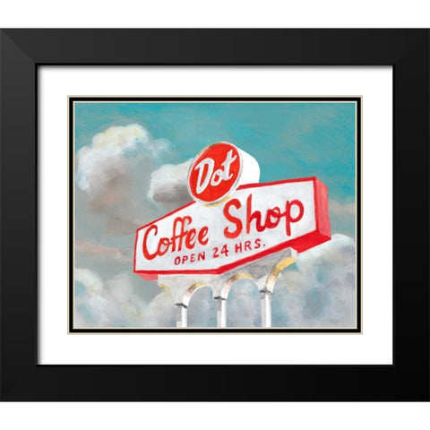 American Roadside VIII Black Modern Wood Framed Art Print with Double Matting by McCavitt, Naomi