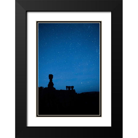 Stars at Thors Hammer Black Modern Wood Framed Art Print with Double Matting by Head, Danny