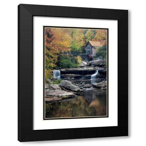 Mill Reflections Black Modern Wood Framed Art Print with Double Matting by Head, Danny