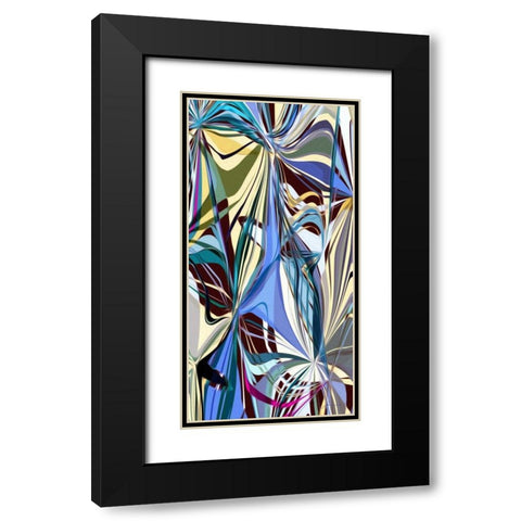 Access II Black Modern Wood Framed Art Print with Double Matting by Burghardt, James
