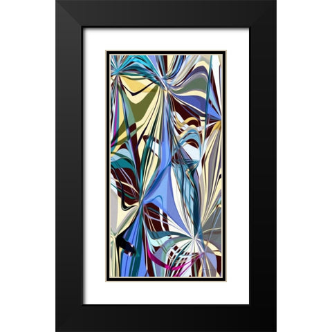 Access II Black Modern Wood Framed Art Print with Double Matting by Burghardt, James