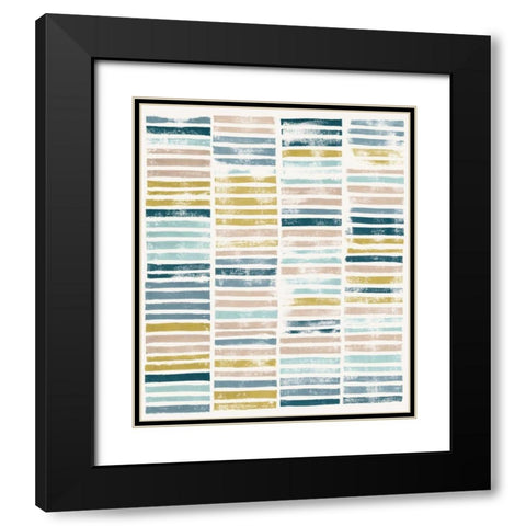 Nature Rows I Black Modern Wood Framed Art Print with Double Matting by Popp, Grace