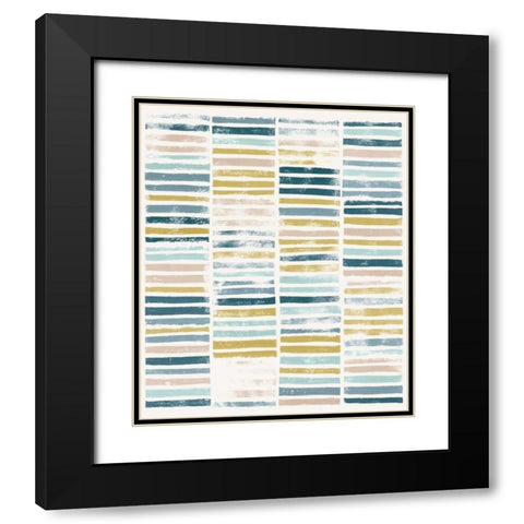 Nature Rows II Black Modern Wood Framed Art Print with Double Matting by Popp, Grace