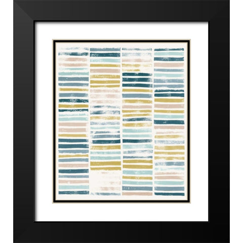 Nature Rows II Black Modern Wood Framed Art Print with Double Matting by Popp, Grace