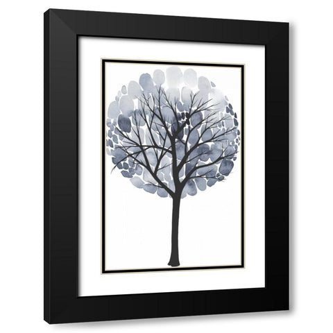 Midnight Elm I Black Modern Wood Framed Art Print with Double Matting by Popp, Grace