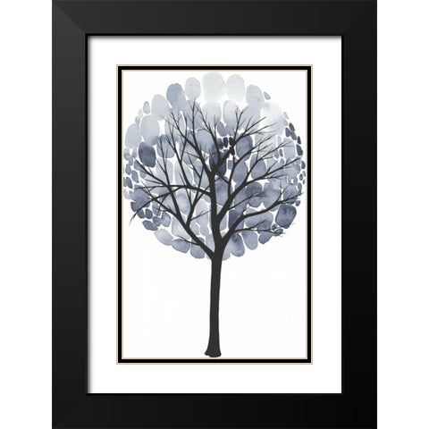 Midnight Elm I Black Modern Wood Framed Art Print with Double Matting by Popp, Grace