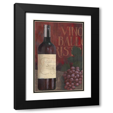 Wine Still Life I Black Modern Wood Framed Art Print with Double Matting by Popp, Grace