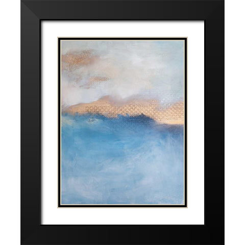 Imprint II Black Modern Wood Framed Art Print with Double Matting by Contacessi, Julia