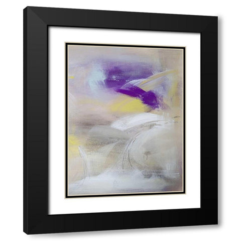 Swept Away II Black Modern Wood Framed Art Print with Double Matting by Contacessi, Julia
