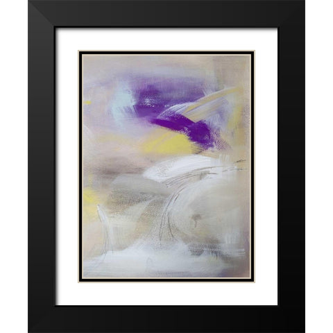 Swept Away II Black Modern Wood Framed Art Print with Double Matting by Contacessi, Julia