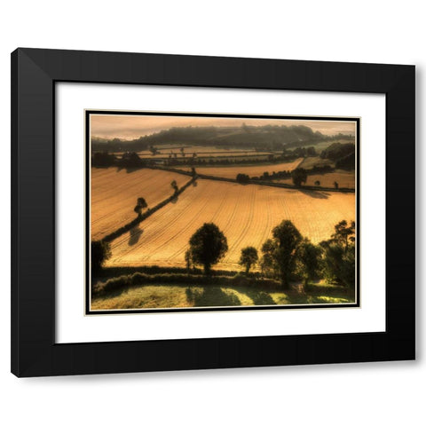 Ireland Overlook Black Modern Wood Framed Art Print with Double Matting by Burchett, P.H.