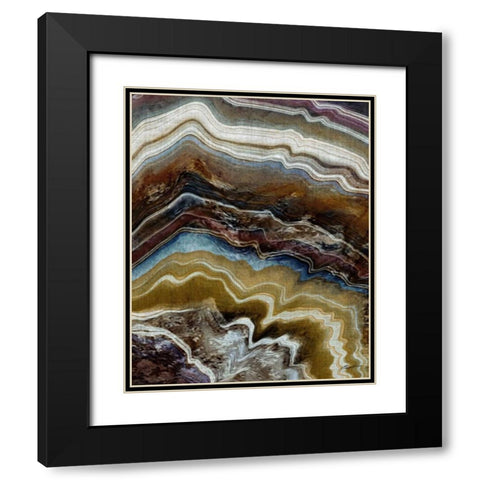 Mineral Spirit III Black Modern Wood Framed Art Print with Double Matting by Butler, John