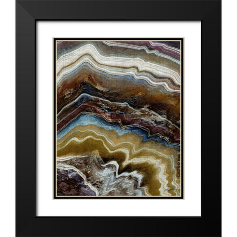 Mineral Spirit III Black Modern Wood Framed Art Print with Double Matting by Butler, John