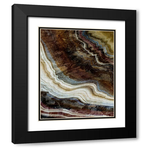 Mineral Spirit V Black Modern Wood Framed Art Print with Double Matting by Butler, John
