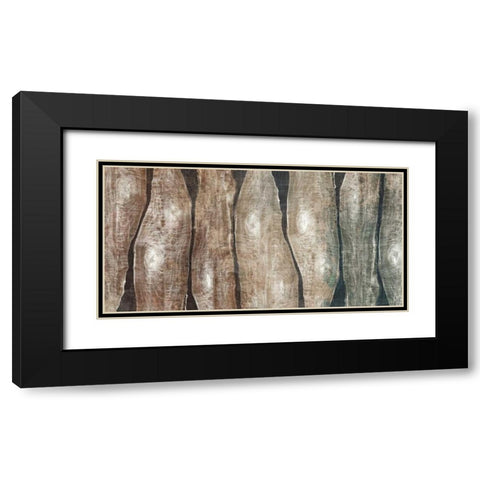 Live Edge I Black Modern Wood Framed Art Print with Double Matting by Butler, John