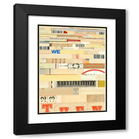 True IV Black Modern Wood Framed Art Print with Double Matting by Galapon, Nikki