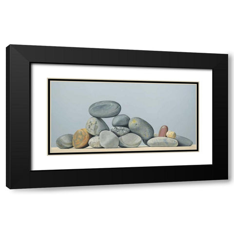 Rocks - Still Life Black Modern Wood Framed Art Print with Double Matting by Cholakian, Kevork