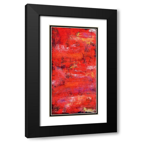 Red Door I Black Modern Wood Framed Art Print with Double Matting by Ashley, Erin