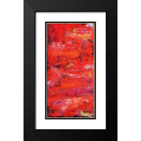 Red Door I Black Modern Wood Framed Art Print with Double Matting by Ashley, Erin