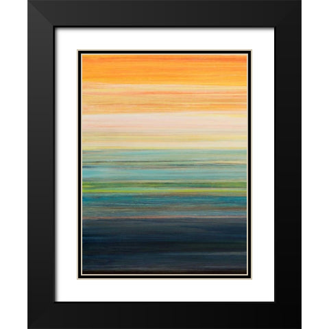 The Magic Hour I Black Modern Wood Framed Art Print with Double Matting by Fuchs, Jodi