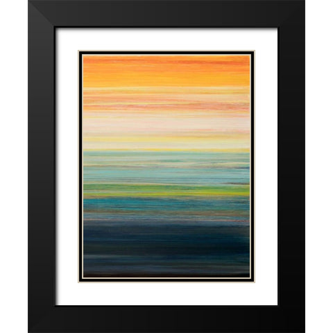 The Magic Hour II Black Modern Wood Framed Art Print with Double Matting by Fuchs, Jodi