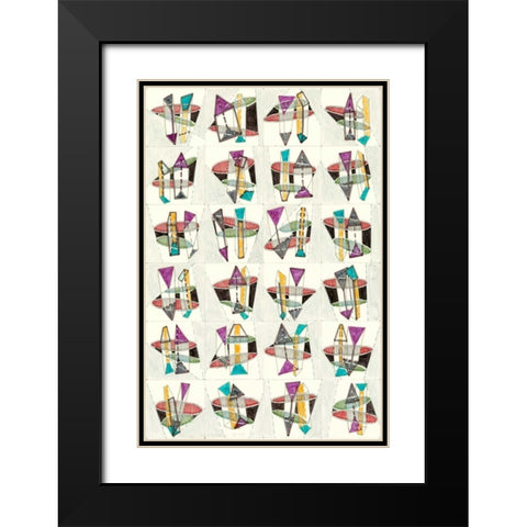 Mid Century Exploration I Black Modern Wood Framed Art Print with Double Matting by Galapon, Nikki
